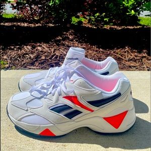 Reebok Aztrek 96 Sneakers in White/Multicolor NEW